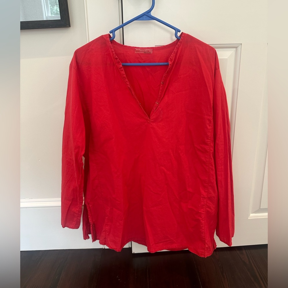 Prada Tunic - red, like new!
